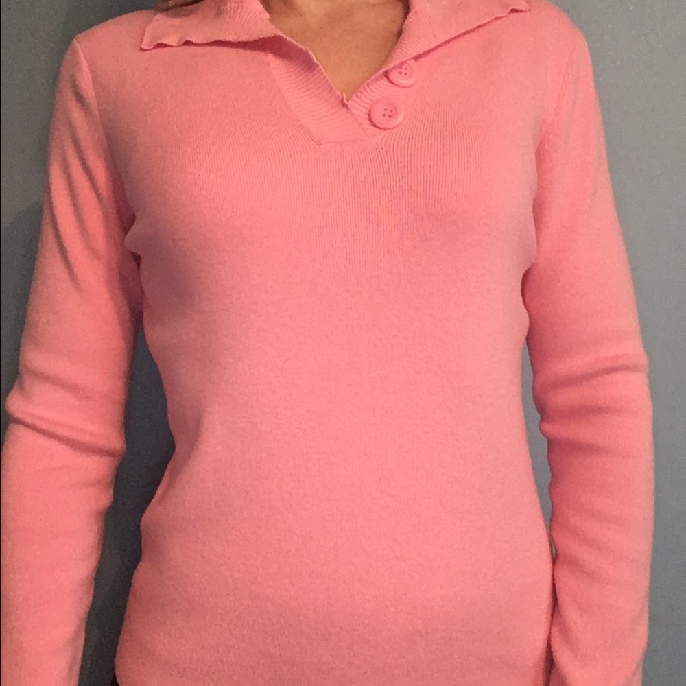 Talbots pink sweater - Picture 3 of 3