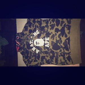 A bathing ape college logo