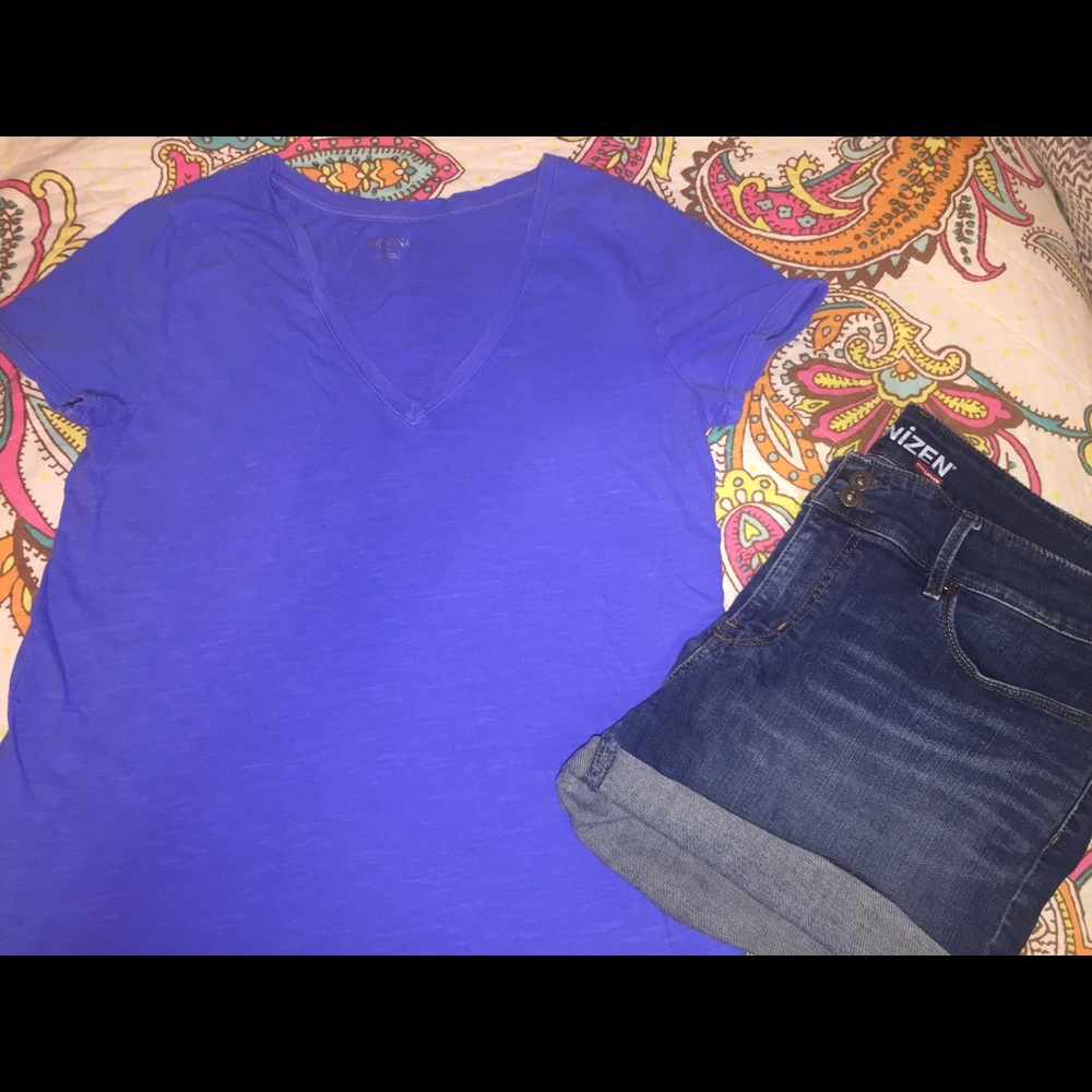 Blue V Neck from Target