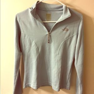 North face zip collar, size S