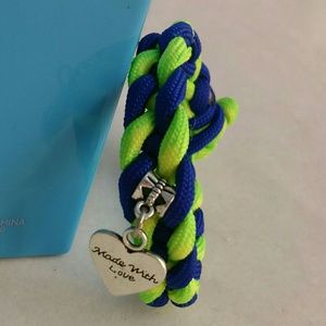 Two 7.5" Paracord fashion bracelet