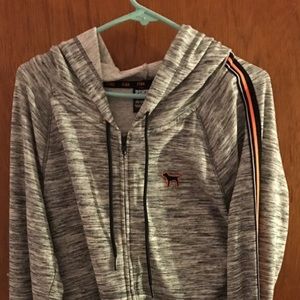 PINK full zip hoodie