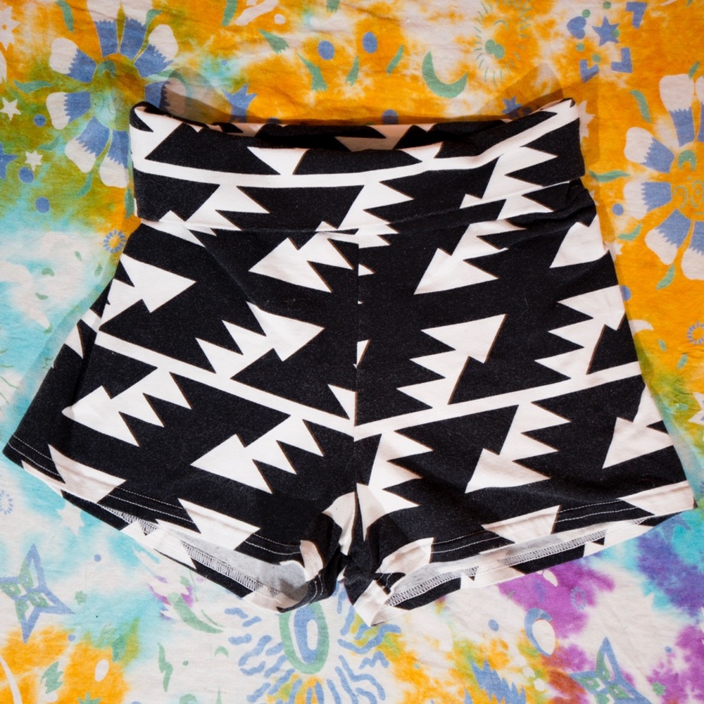 American Apparel Spandex Pattern Shorts