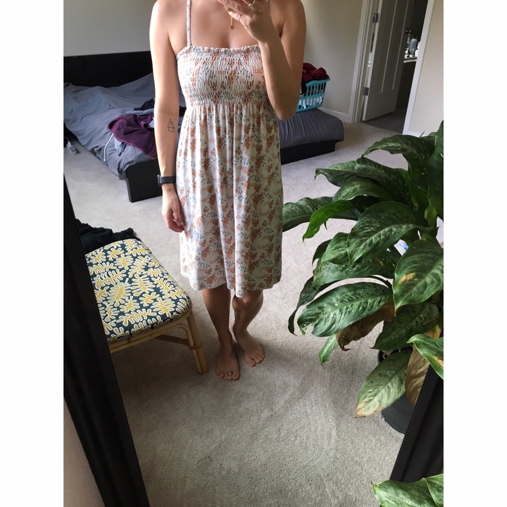 Floral dress from Uniqlo