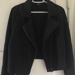 Torrid "textured motto jacket"