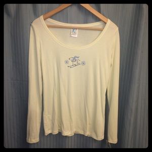 Yellow Long Sleeve Skiing Polar Bear
