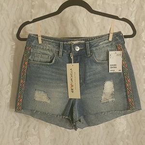 NWT H&M Coachella Jean Short