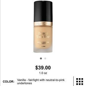 Too Faced Born This Way Foundation