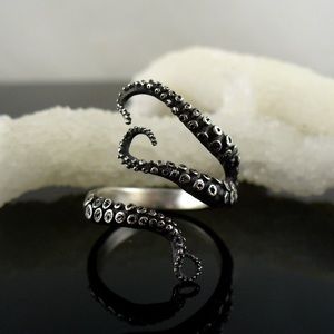 Octopus Ring sterling silver