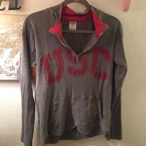USC vs pink pullover