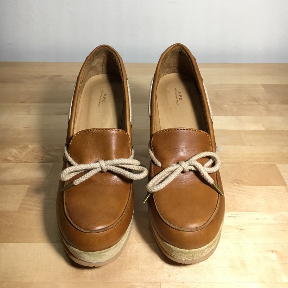 A.P.C. Platform Wedge Loafer