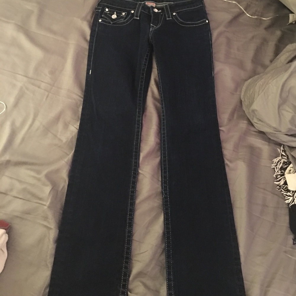 True Religion crystal jeans.