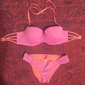 Victoria's Secret Bandeau Bikini and Hipster