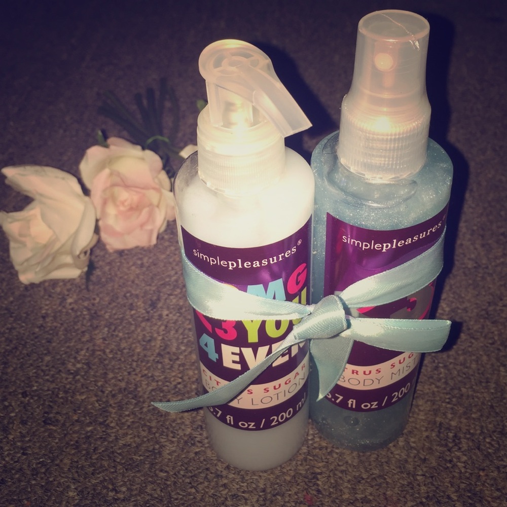 SimplePleasures Citrus Sugar Body Lotion/Body Mist