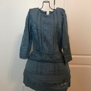 Blue Lace Dress