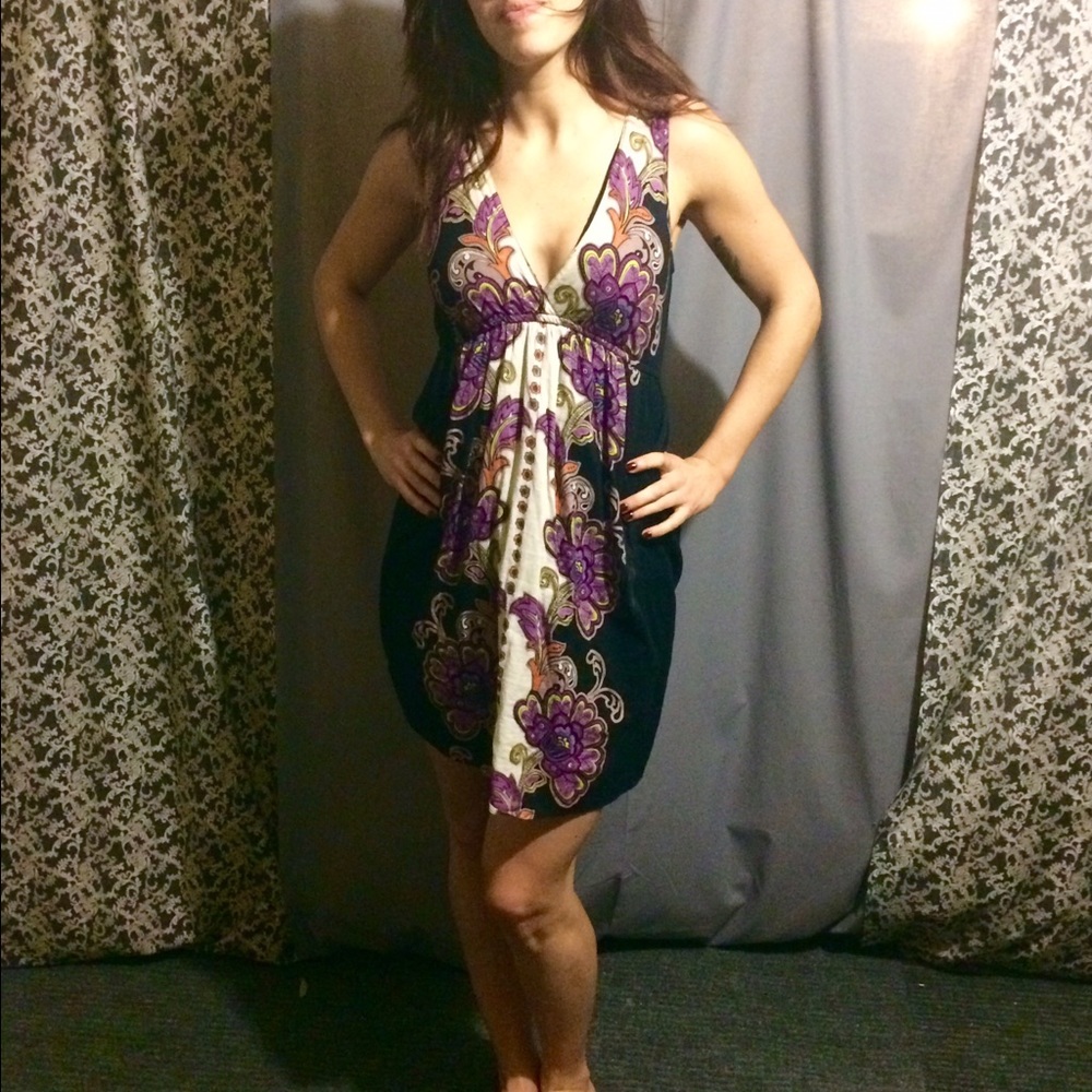 Colorful short dress