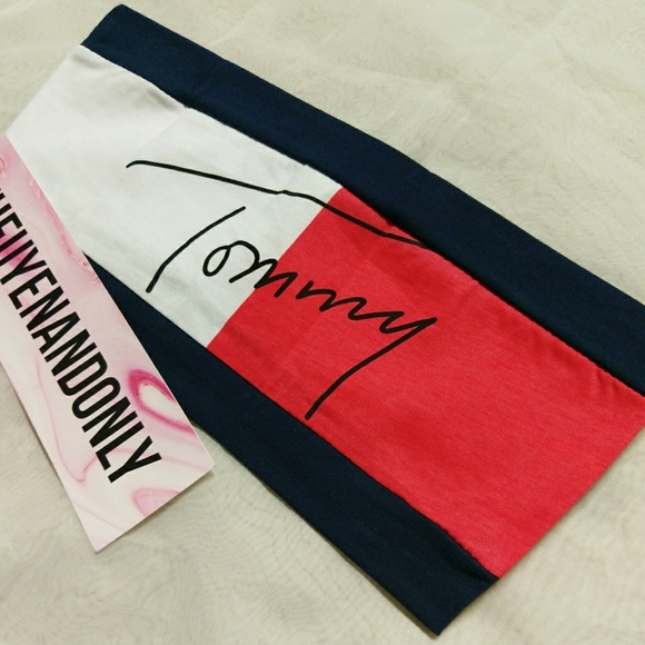 NWOT Tommy Bandeau Bralette Tube Top - Picture 2 of 6