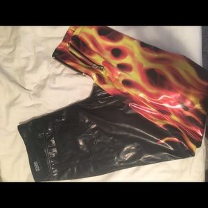 Flamin hot moto pants!
