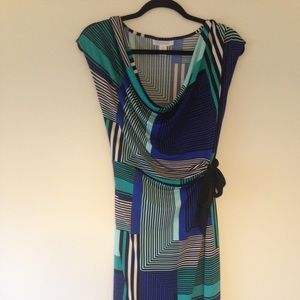 Motherhood Maternity color block dress size L