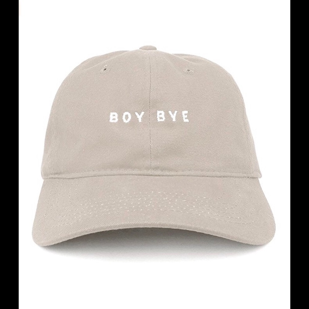 BOY BYE 100% Cotton Adjustable Cap