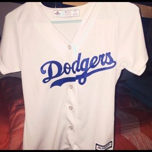 WOMENS SMALL DODGERS JERSEY