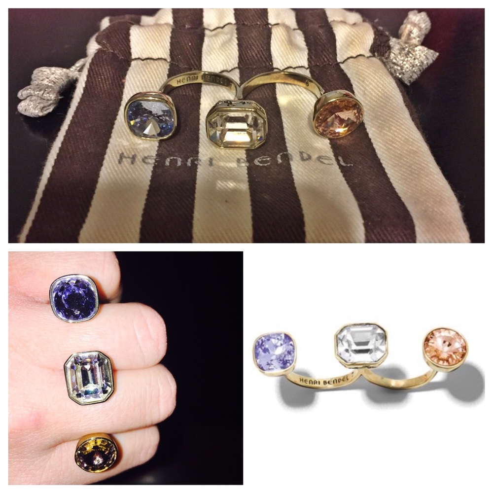 Henri Bendel Beautiful Crystal Statement Ring