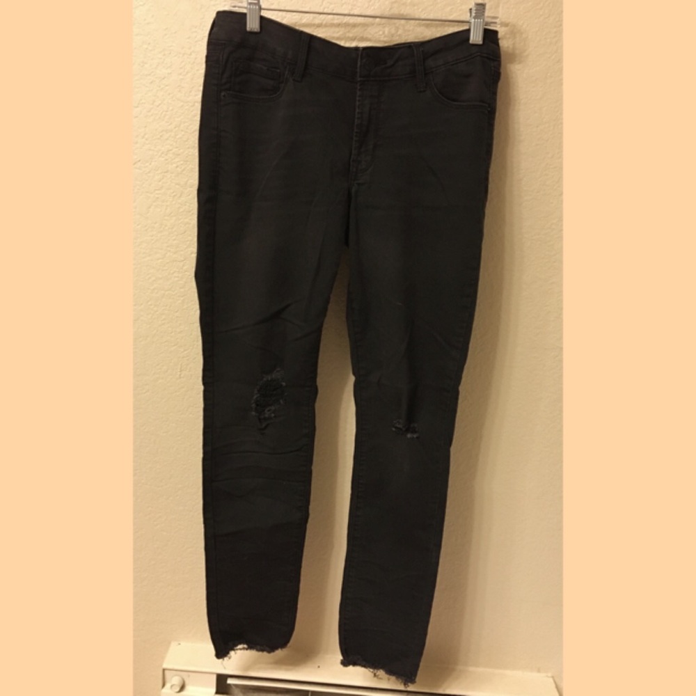 Old Navy Black Rockstar Skinny Jeans
