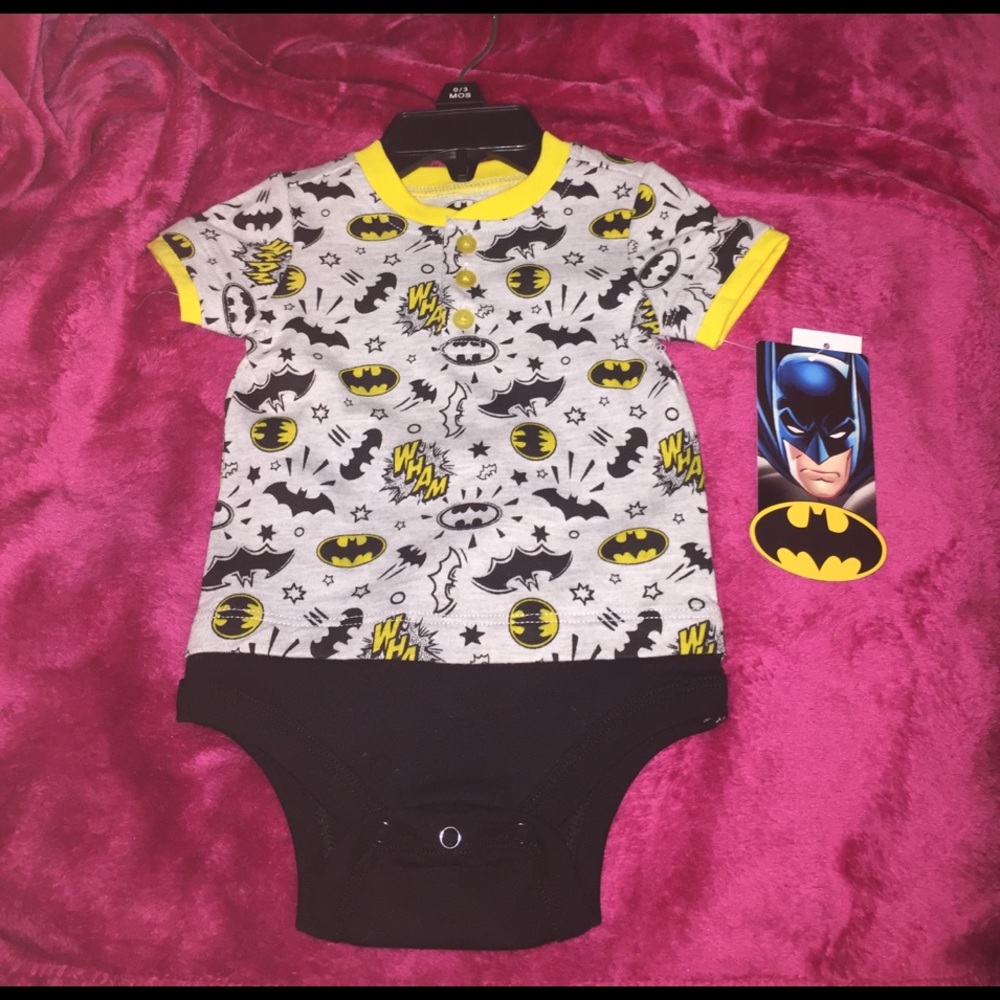 Baby boy batman onesie