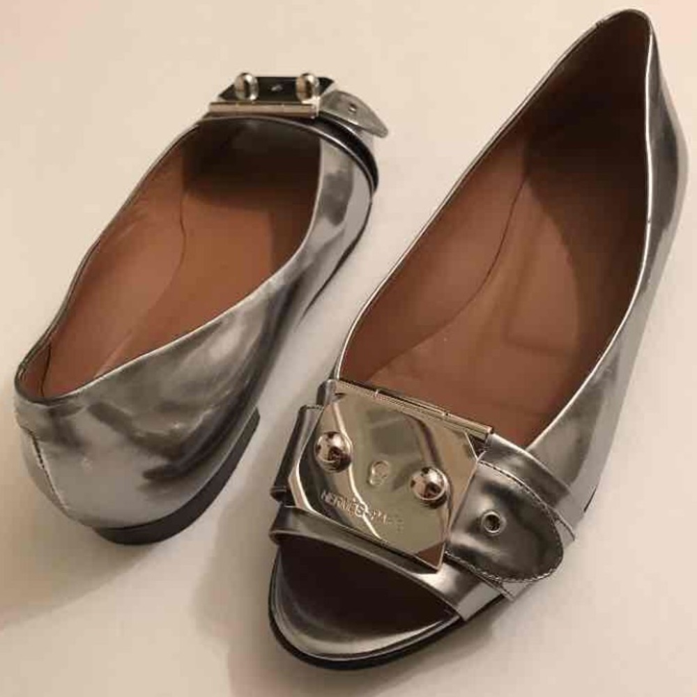 Hermès PHW Buckle Flats Size 7 / 37 - Picture 3 of 7