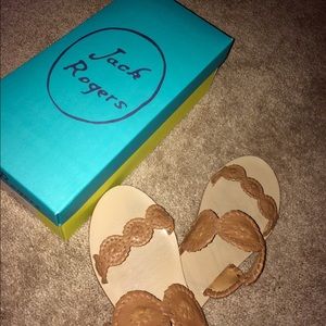 Jack Rogers "Lauren" in Cognac