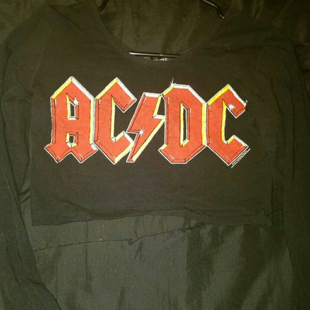 Acdc Crop Top
