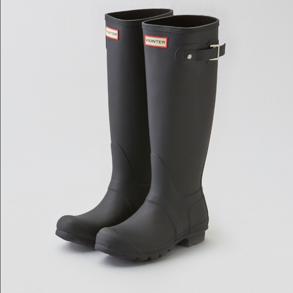 NWT Hunter original tall black boots