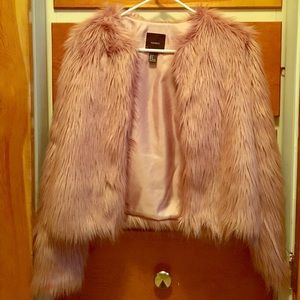 Forever 21 faux fur coat