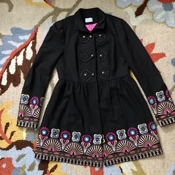 Anthro Through-the-Lens Coat by Tracy Reese 10 - Picture 2 of 5