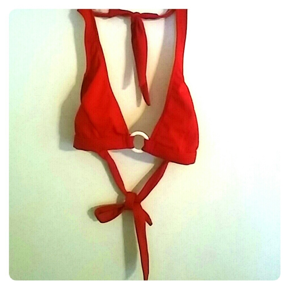 VENUS cherry red swim bikini top