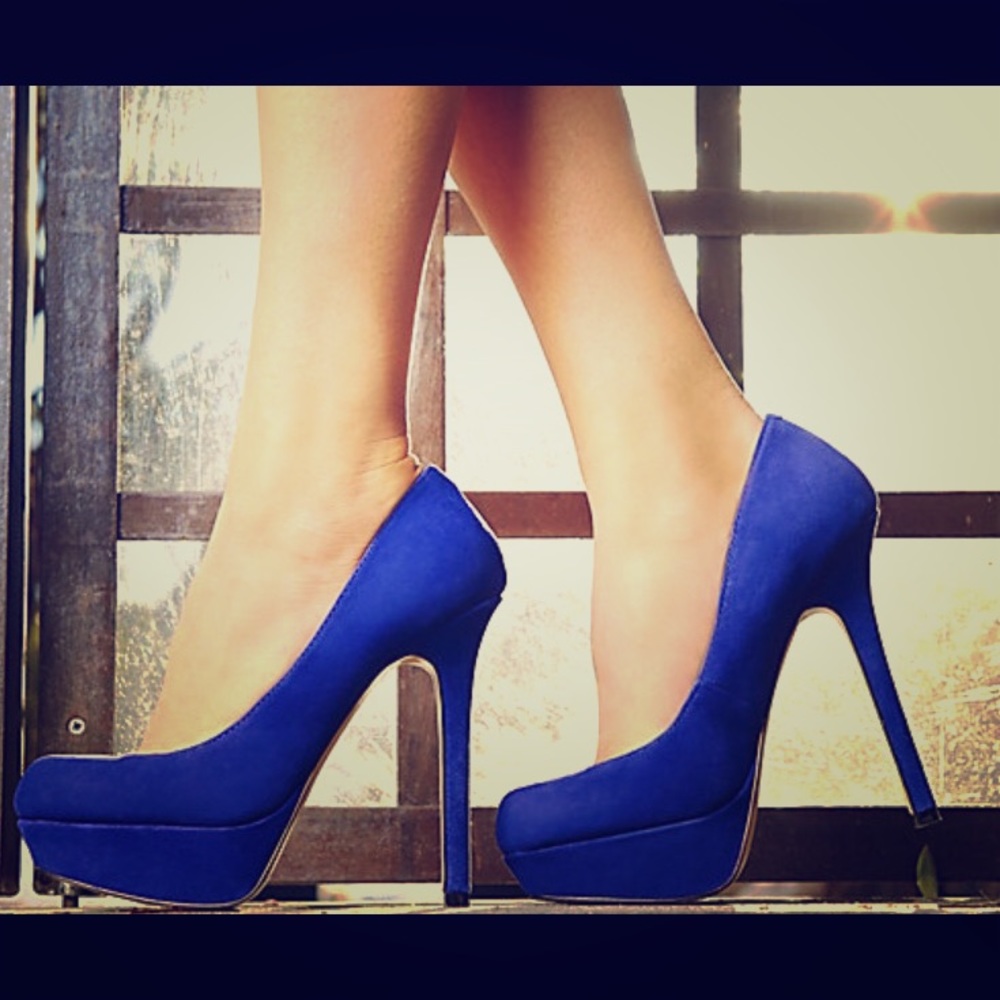 ⭐️STEVE MADDEN-BEVV PLATFORM HEELS⭐️EUC⭐️