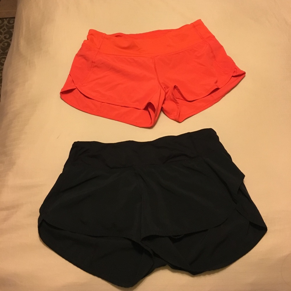 Lululemon speed shorts size 4