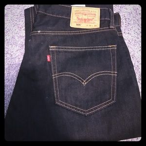 Levi dark denim jeans