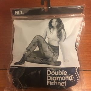 American Apparel Diamond Fishnet Stockings