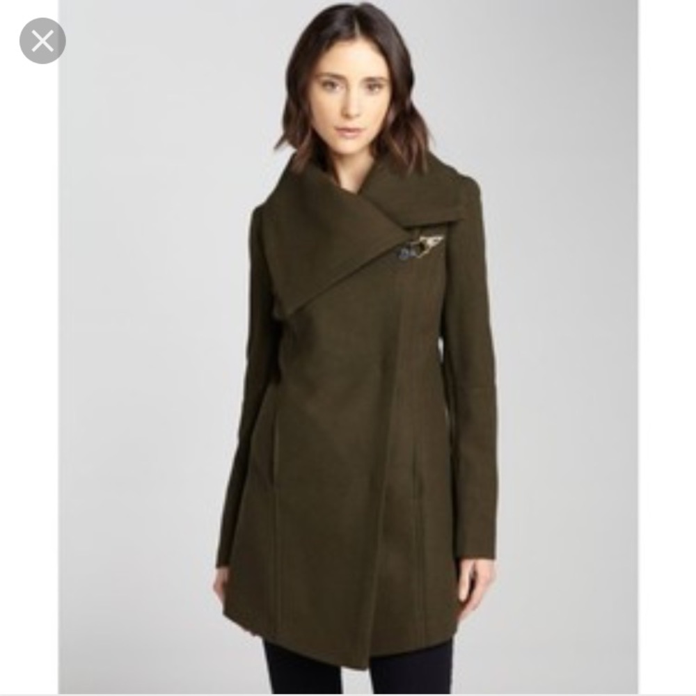 *closet closing* Sam Edelman Green Wool Coat