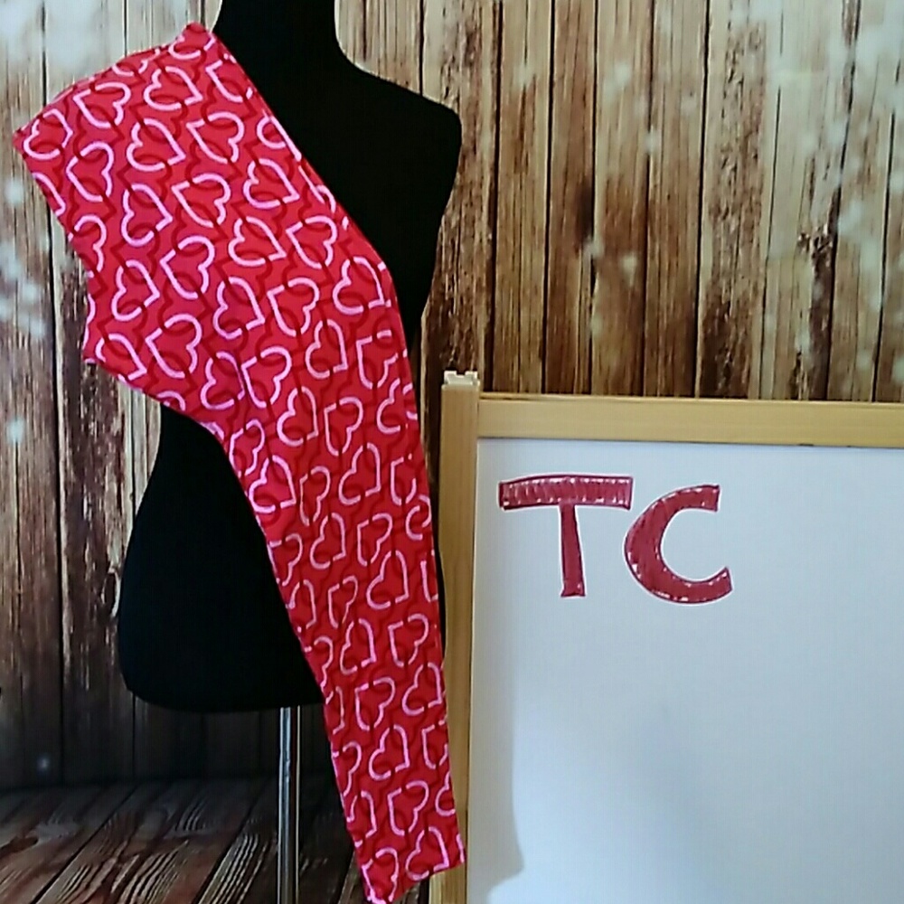 TC Valentine's Leggings Linked Hearts