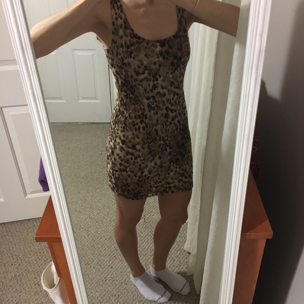 Cheetah print dress