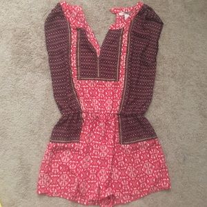 Forever 21 Abstract Print Romper