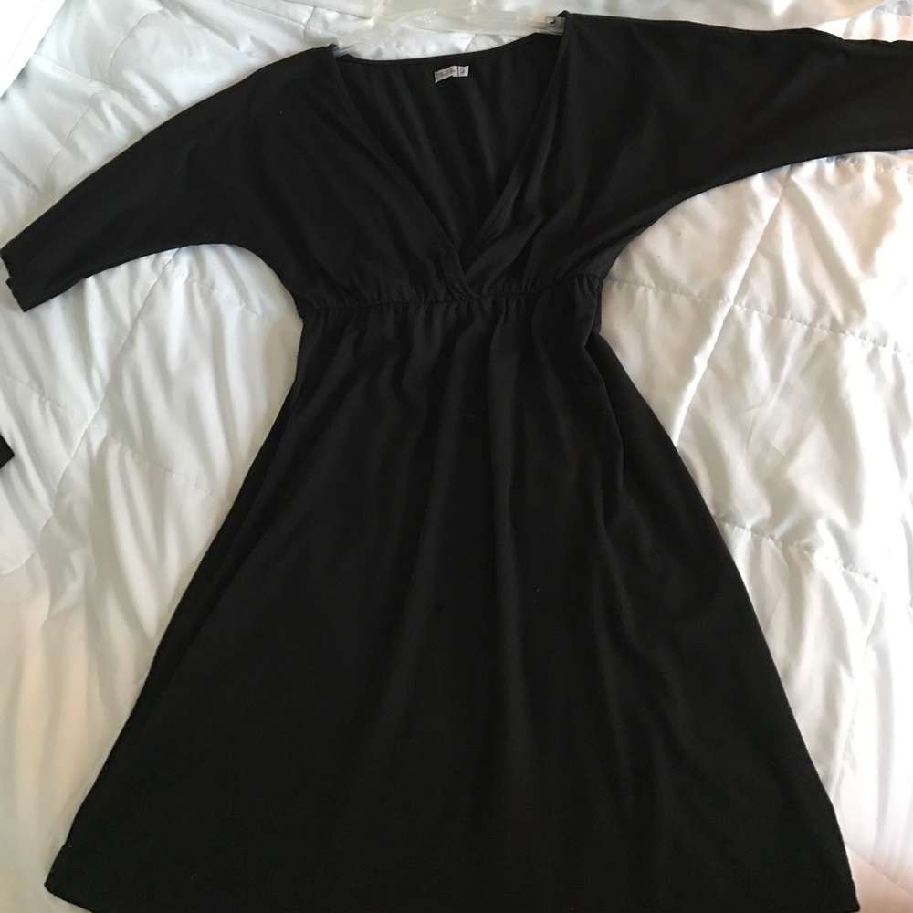 Black mini dress