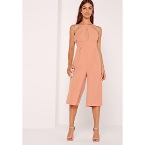 Missguided Peach Jumpsuit