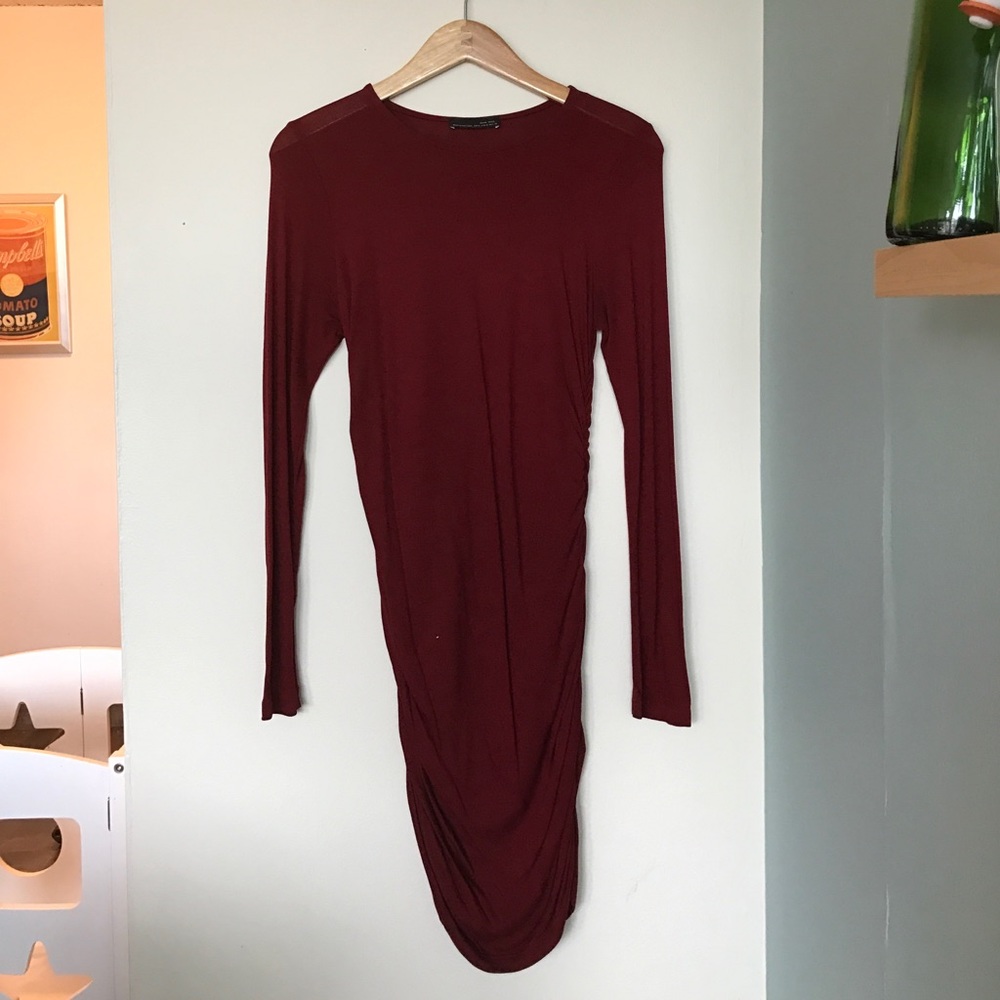 Shirred Fitted Dress