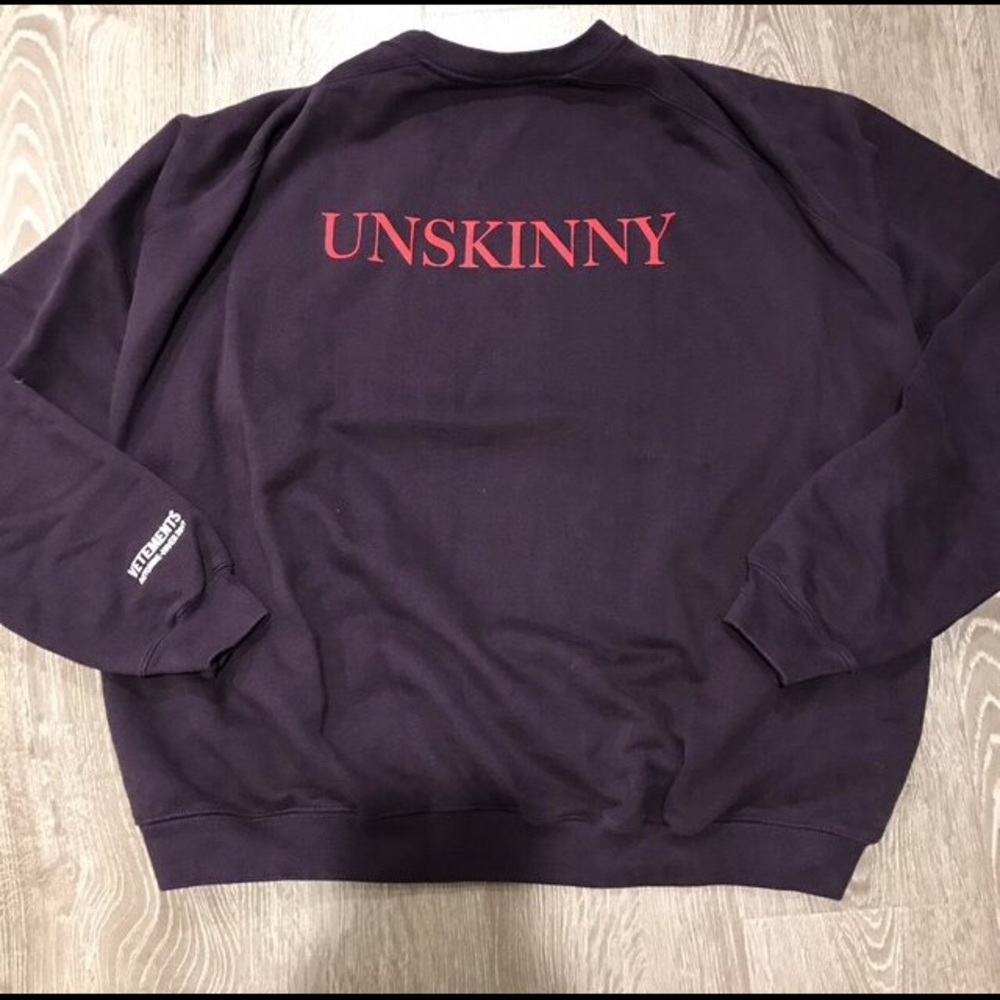 vetements unskinny sweater