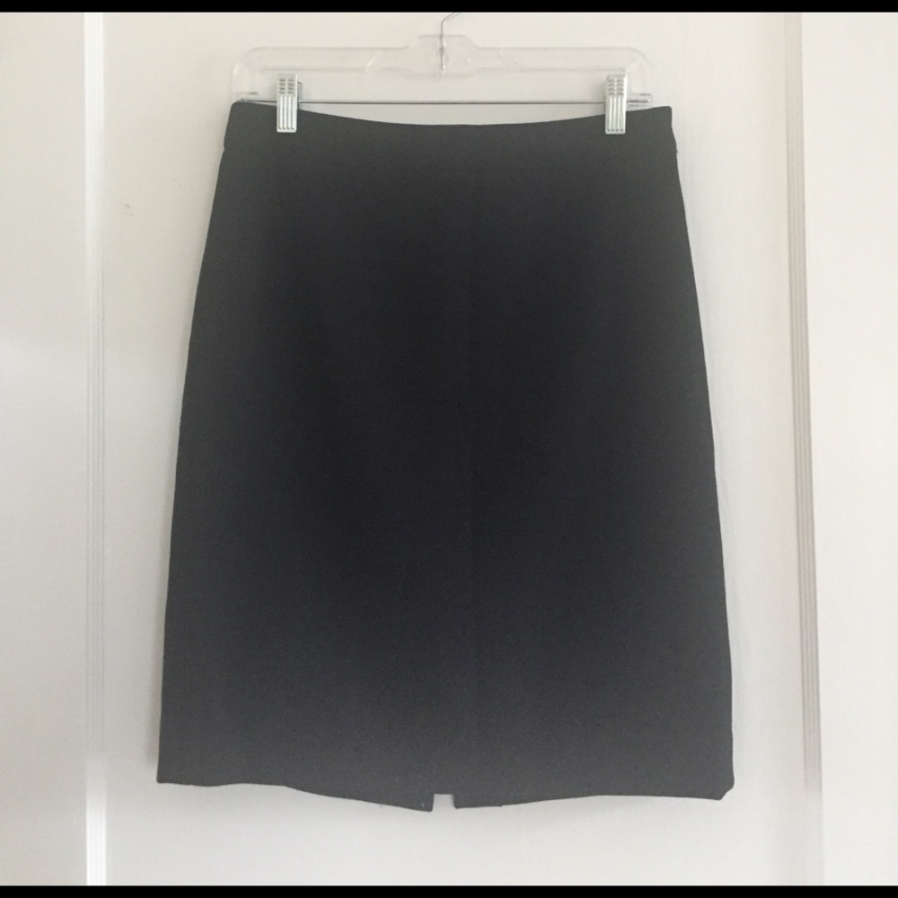 NWT J.Crew Black Pencil Skirt