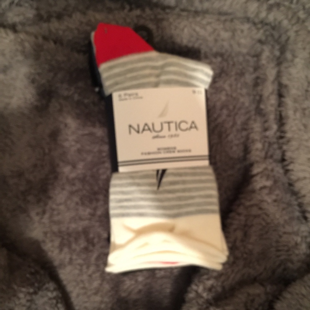 ⭐️price drop⭐️ Nautica socks! 6 pack brand new