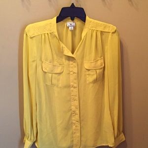 Bundles of 3, 30% off! Chartreuse  chiffon blouse